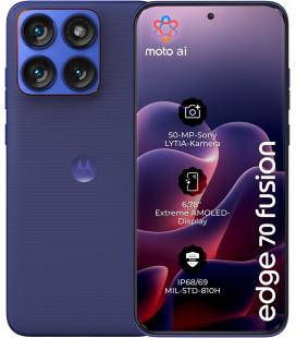 Movil motorola moto edge 70 fusion power 5g 8 - 256gb azul
