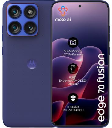 Movil motorola moto edge 70 fusion power 5g 8 - 256gb azul