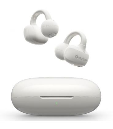 Auriculares deportivos de conducción aérea openrock e opace02 v2 con estuche de carga/ autonomía 7h/ blancos