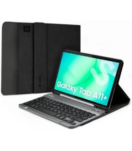 Funda con Teclado Subblim KeyTab Pro BT para Tablets Samsung Galaxy A11+/ Negra