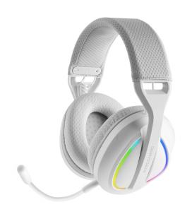 Auriculares gaming inalámbricos con micrófono mars gaming mhw-quasar/ jack 3.5/ bluetooth/ blancos