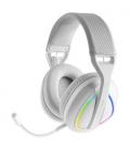Auriculares gaming inalámbricos con micrófono mars gaming mhw-quasar/ jack 3.5/ bluetooth/ blancos