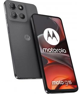 Motorola moto g15 17,1 cm (6.72") SIM doble Android 15 4G USB Tipo C 8 GB 512 GB 5200 mAh Gris