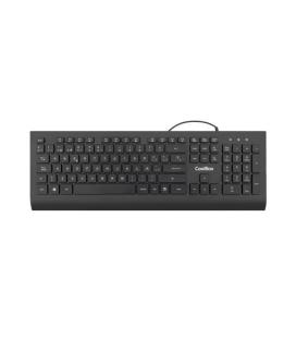 Teclado CoolBox FlatPro membrana con teclas chocolate y cable USB 1,8 m