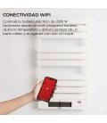 Yoevu - radiador toallero eléctrico con calefactor 500 - 1500w blanco