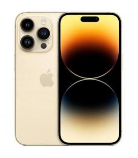 Telefono movil smartphone iphone 14 pro 5g - 256gb - 6.1 pulgadas - oro acondicionado