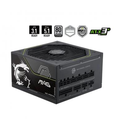Fuente alimentacion msi mag a1000pls gaming atx 1000w