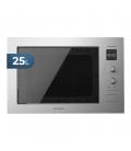 Microondas encastrable con grill cecotec grandheat 2550 built - in steel 850w 25l