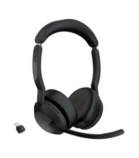 Auriculares jabra evolve2 55 uc stereo inalambrico negro