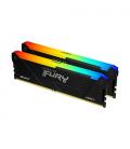 Memoria ram ddr4 32gb 2x16gb kingston - 3600mt - s - fury beast rgb - cl18