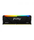 Memoria ram ddr4 32gb 2x16gb kingston - 3600mt - s - fury beast rgb - cl18