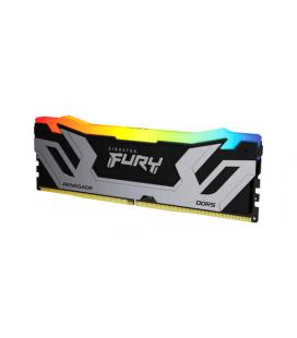 Memoria ram ddr5 24gb kingston - 8400mt - s - fury renegade rgb - cl40 - negra - plata