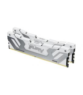 Memoria ram ddr5 48gb 2x24gb kingston - 8400mt - s - fury renegade - cl40 - blanca - plata