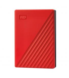 Disco duro externo hdd wd western digital 6tb my passport 2.5 pulgadas usb 3.2 rojo