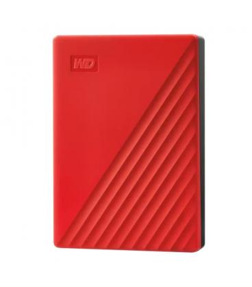 Disco duro externo hdd wd western digital 6tb my passport 2.5 pulgadas usb 3.2 rojo