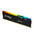 Memoria ram ddr5 32gb kingston - 5600mt - s - pc5 - 44800 - fury beast rgb - cl40 - negro