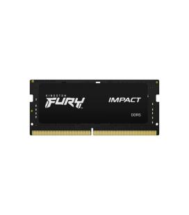 Memoria ram ddr5 16gb 2x 8gb kingston - 4800mt - s - pc5 - 38400 - fury impact - cl38 - 1.1v - sodimm