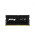 Memoria ram ddr5 16gb 2x 8gb kingston - 4800mt - s - pc5 - 38400 - fury impact - cl38 - 1.1v - sodimm