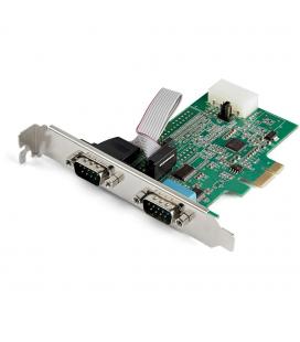 Tarjeta PCI Express 2 Puertos Serial RS232 PCIe 1.1, UART 16950, 921.6Kbps, Chipset AX99100