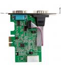 Tarjeta PCI Express 2 Puertos Serial RS232 PCIe 1.1, UART 16950, 921.6Kbps, Chipset AX99100