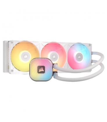 Kit refrigeracion liquida corsair icue link titan ii 360 rx rgb 3x 120mm blanco