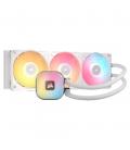 Kit refrigeracion liquida corsair icue link titan ii 360 rx rgb 3x 120mm blanco