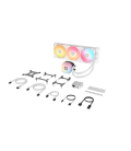 Kit refrigeracion liquida corsair icue link titan ii 360 rx rgb 3x 120mm blanco