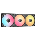Ventilador caja corsair icue link rx360 ii unified frame rgb with icue link system hub 3x 120mm negro
