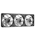 Ventilador caja corsair icue link rx360 ii unified frame rgb with icue link system hub 3x 120mm negro