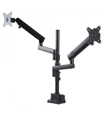 Soporte mesa startech vesa hasta 32 pulgadas 100x100 brazo doble max 8kg - brazo