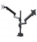 Soporte mesa startech vesa hasta 32 pulgadas 100x100 brazo doble max 8kg - brazo