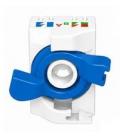 Conector keystone phasak rj45 cat. 6a utp crimpado rotativo