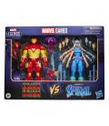 Figura hasbro marvel legends series iron man vs marvel's spiral