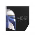 Réplica casco electrónico hasbro star wars the black series jango fett