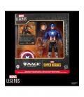 Figura hasbro marvel legends series x magic: the gathering capitan america