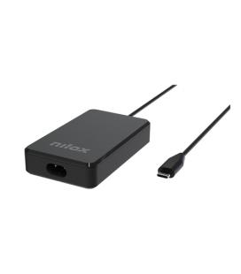 Nilox NXPDCGAN100W cargador de dispositivo móvil Portátil, Tableta, Smartphone Negro Corriente alterna Carga rápida Interior