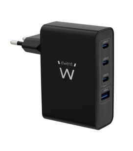 Ewent cargador gan fast 100w 4 usb