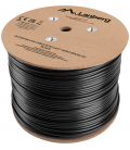 BOBINA CABLE DE RED LANBERG EXTERIOR SFTP RJ45 CAT.7 SOLIDO CU 305M NEGRO FLUKE PASSED