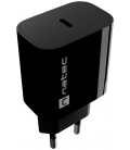 CARGADOR NATEC RIBERA 20W 1XUSB-C PD3.0 NEGRO