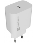 CARGADOR NATEC RIBERA 20W 1XUSB-C PD3.0 BLANCO