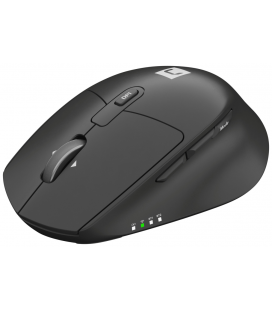 Ratón Genesis Natec Kite inalámbrico Bluetooth RF 4000 DPI negro Scrollrad
