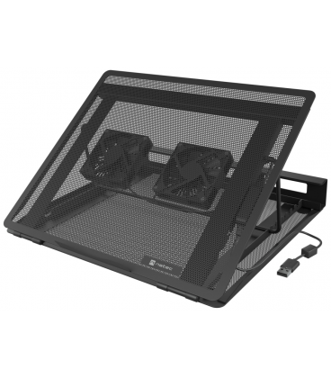 BASE REFRIGERADORA NATEC TERN 2 PLUS PORTATILES 12.1"-17.3" CON 2 VENTILADORES