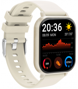 SMARTWATCH DENVER BLUETOOTH CON FRECUENCIA CARDIACA Y PRESION ARTERIAL BLANCO