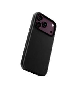 PanzerGlass CARE™ by ® Solo Vegan Leather Case Black w. MagSafe iPhone 18 Pro | 17 Pro funda para teléfono móvil Negro