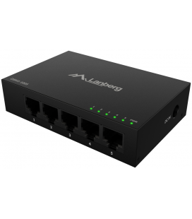 SWITCH LANBERG 5 PTOS 1GB/S GIGABIT ETHERNET DESKTOP 12V SIN GESTION