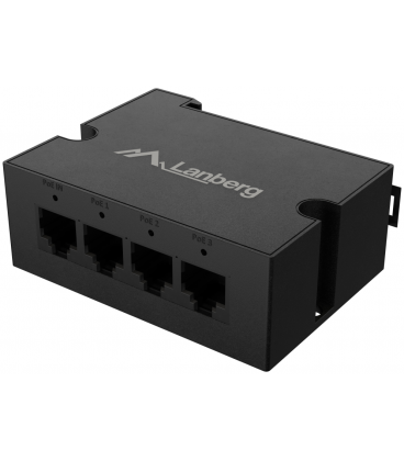 SWITCH LANBERG POE EXT DIN-GE4-BT-90W 1XIN 3XOUT DIN RAIL BT 90W METAL CLIPS