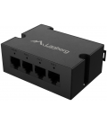 SWITCH LANBERG POE EXT DIN-GE4-BT-90W 1XIN 3XOUT DIN RAIL BT 90W METAL CLIPS