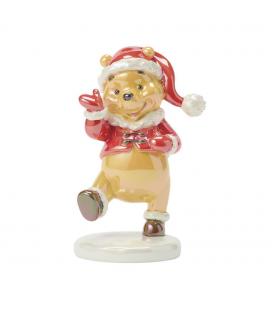 Figura enesco disney winnie the pooh navideño