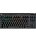 Teclado gaming logitech pro x tkl inalambrico negro tactil