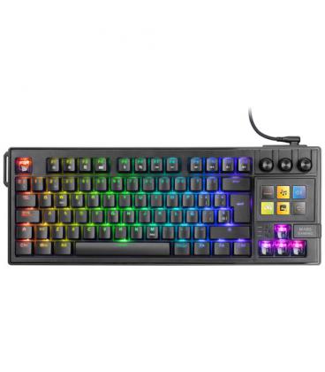 Teclado gaming mecánico mars gaming mk-master/ switch rojo/ negro/ incluye smartdeck